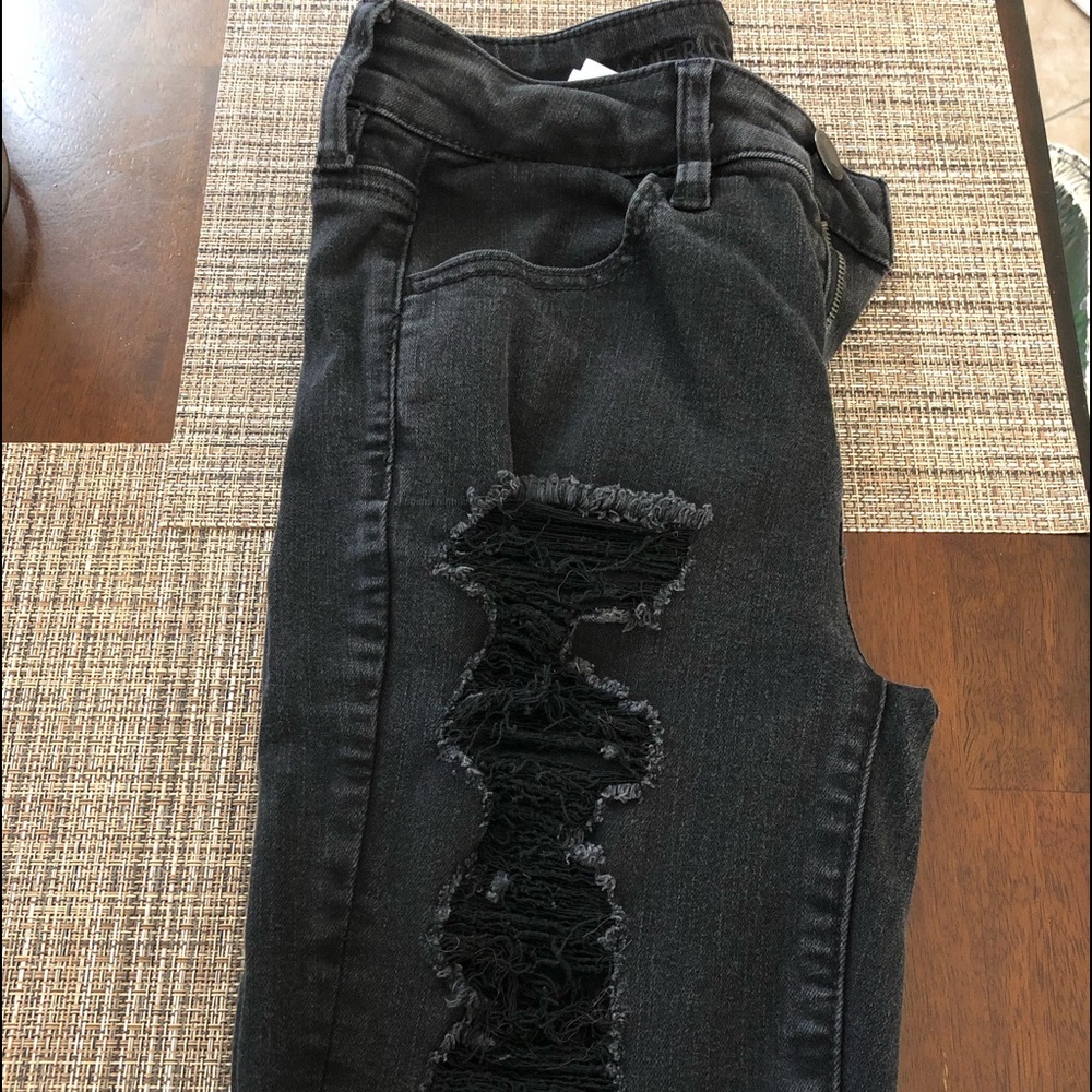 American Eagle Black skinny jeans